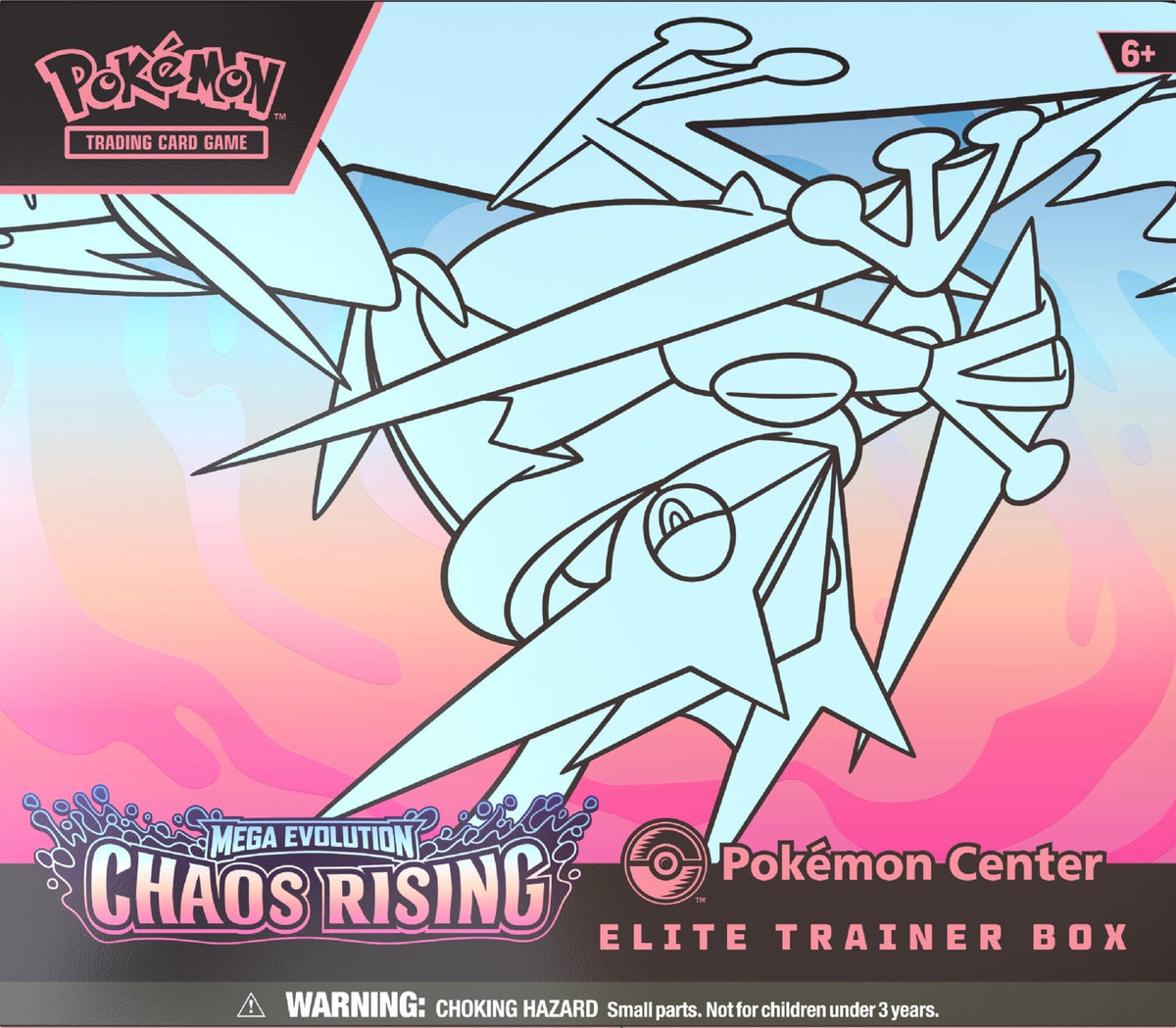 Pokémon TCG Mega Evolution Chaos Rising Pokémon Center Elite Trainer Box