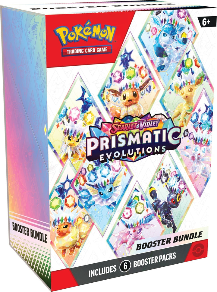 Pokémon TCG Scarlet & Violet Prismatic Evolutions Booster Bundle 6 packs