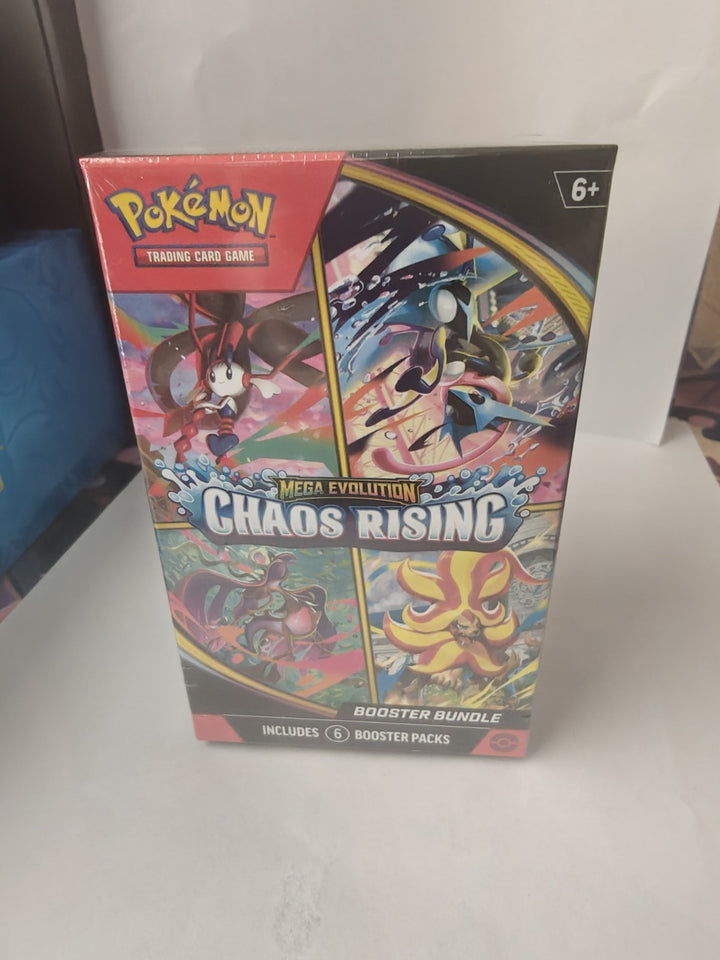 Pokémon TCG: Mega Evolution—Chaos Rising Booster Bundle (6 Packs)