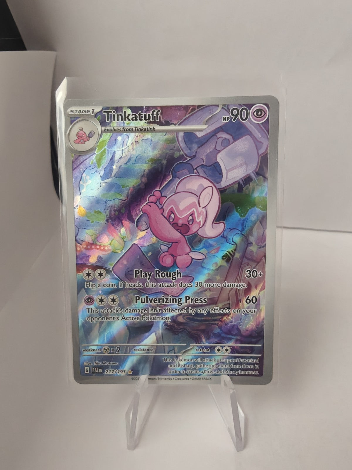 Tinkatuff 217/193 Illustration Rare — Paldea Evolved (Near Mint)
